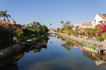 Bright houses in Venice Beach location, LA