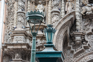 Admiring the beautiful architecture of Lima