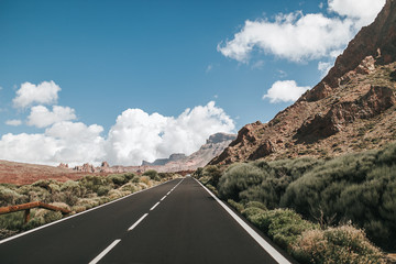 road to the mountains tenerife