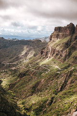 view of the mountains