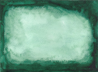 Background green blurred abstract watercolor