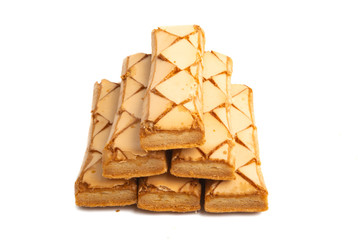 puff pastry isolated