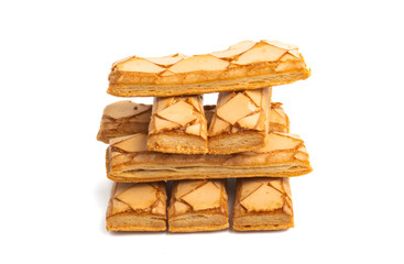 puff pastry isolated