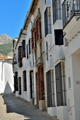 pueblo de Grazalema en Andalucía Málaga 
