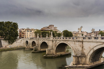 Obraz premium most w rzymie