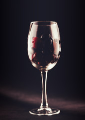 glass of red wine