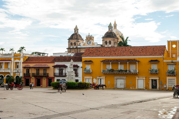Fototapeta premium View of Cartagena de Indias, Colombia