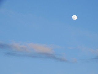 moon, sky, night, nature, freedom, planet, sunset,