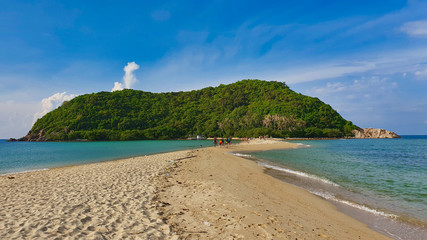 Beach passage to Koh Ma island, Koh Phangan, Thailand