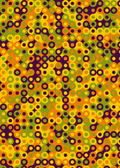 Colour Dots Universe art background design illustration