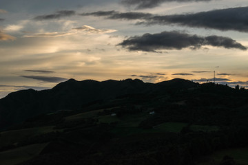 sunset over the mountains
sunset in the mountains 
mountains landscape 
sunset at the mountains 