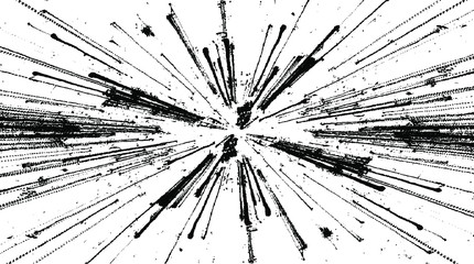 Circular texture. Distressed uneven grunge background. Abstract vector illustration. Overlay to create interesting effect and depth. Isolated on white background.EPS10.