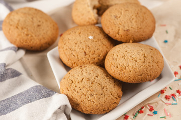 cookies on a plate