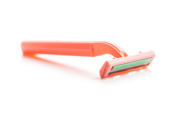 Pink lady shaver. Women razor.