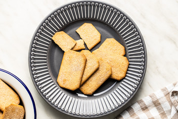 Sweet cinnamon biscuits.