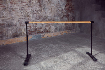 wooden ballet machine in the loft