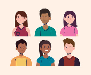 set of boys with nice girls user