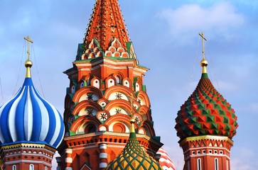 St. Basil Cathedral, Red Square, Moscow, Russia.	
