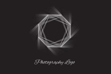 Logo graphic abstract photography business card