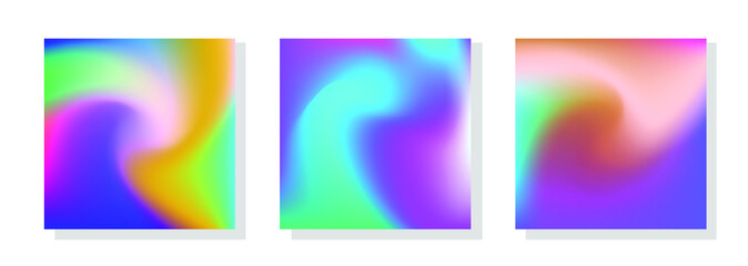 Set of holographic backgrounds.