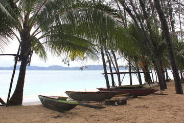 Obraz na płótnie Canvas The island of Doini, in Milne Bay, Papua New Guinea