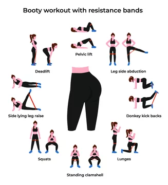 Booty building with resistance bands 2025