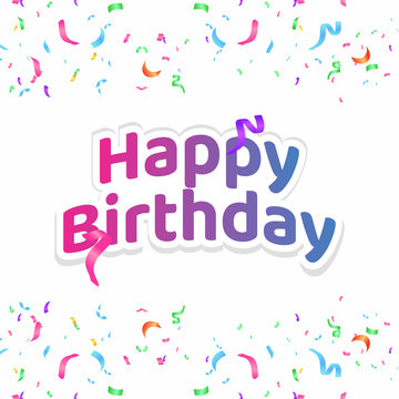 Background vector illustration birthday, suitable for use for greeting cards, baners, posters and invitations.