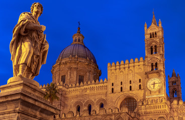 Fototapeta na wymiar Palermo Cathedral. Sicily.