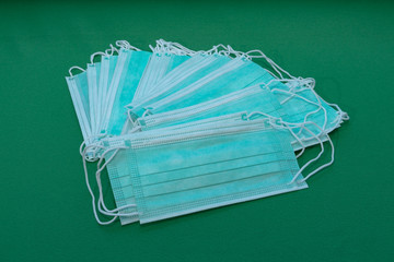 Variety of medical facial mask for doctor and medical staff.