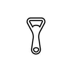 Bottle opener icon template