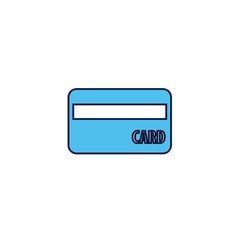 bank card icon vector illustration design