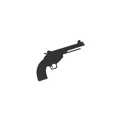 pistol gun icon vector illustration design