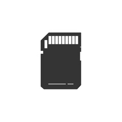 camera memory card icon vector illustration design