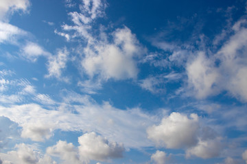 Fototapeta na wymiar the blue sky and cloud