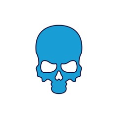 skull icon vector illustration design
