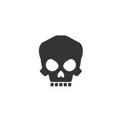 skull icon vector illustration design