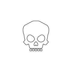 skull icon vector illustration design