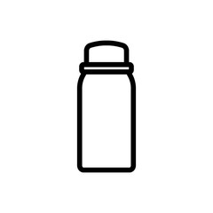 travel liquid bottle icon vector. travel liquid bottle sign. isolated contour symbol illustration
