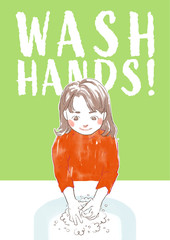 wash your hands,poster for kids