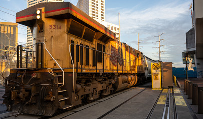 Locomotive Through New Orleans