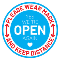 Vector illustration icon after quarantine sign for coronavirus outbreak concept. 