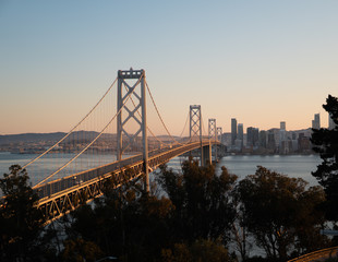 Bay Bridge at Sunset