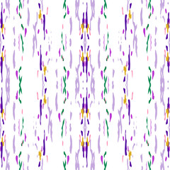 Watercolor Staining. Ikat, Tie Dye Seamless 