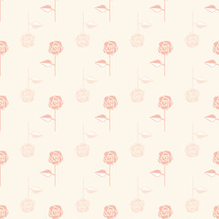 orange rose gradient seamless print background design