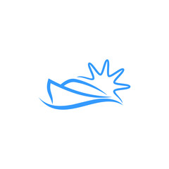 Naklejka premium Ship logo, Nautical sailing boat, Cruise Logo