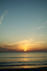 夕暮れ