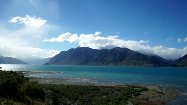 Lake Mountains Timelapse New Zealand