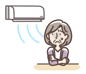 エアコン　寒い