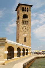 Evangelismos Church, Bell Tower, Rhodes, Mandraki harbou, Greece
