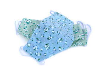 Cloth mask isolated on white background